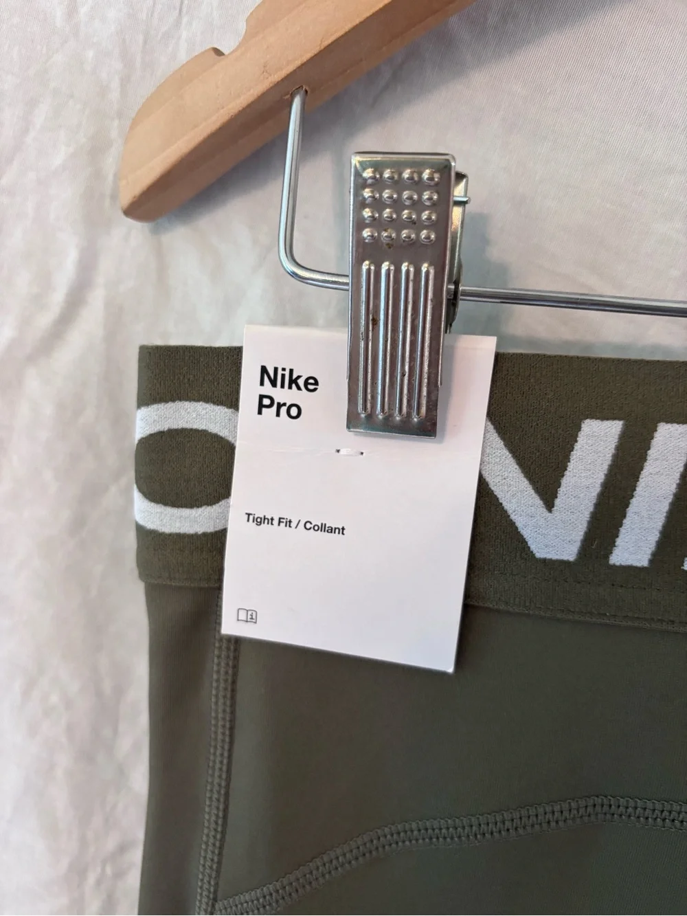 Nike Kids Olive Green Performance Leggings